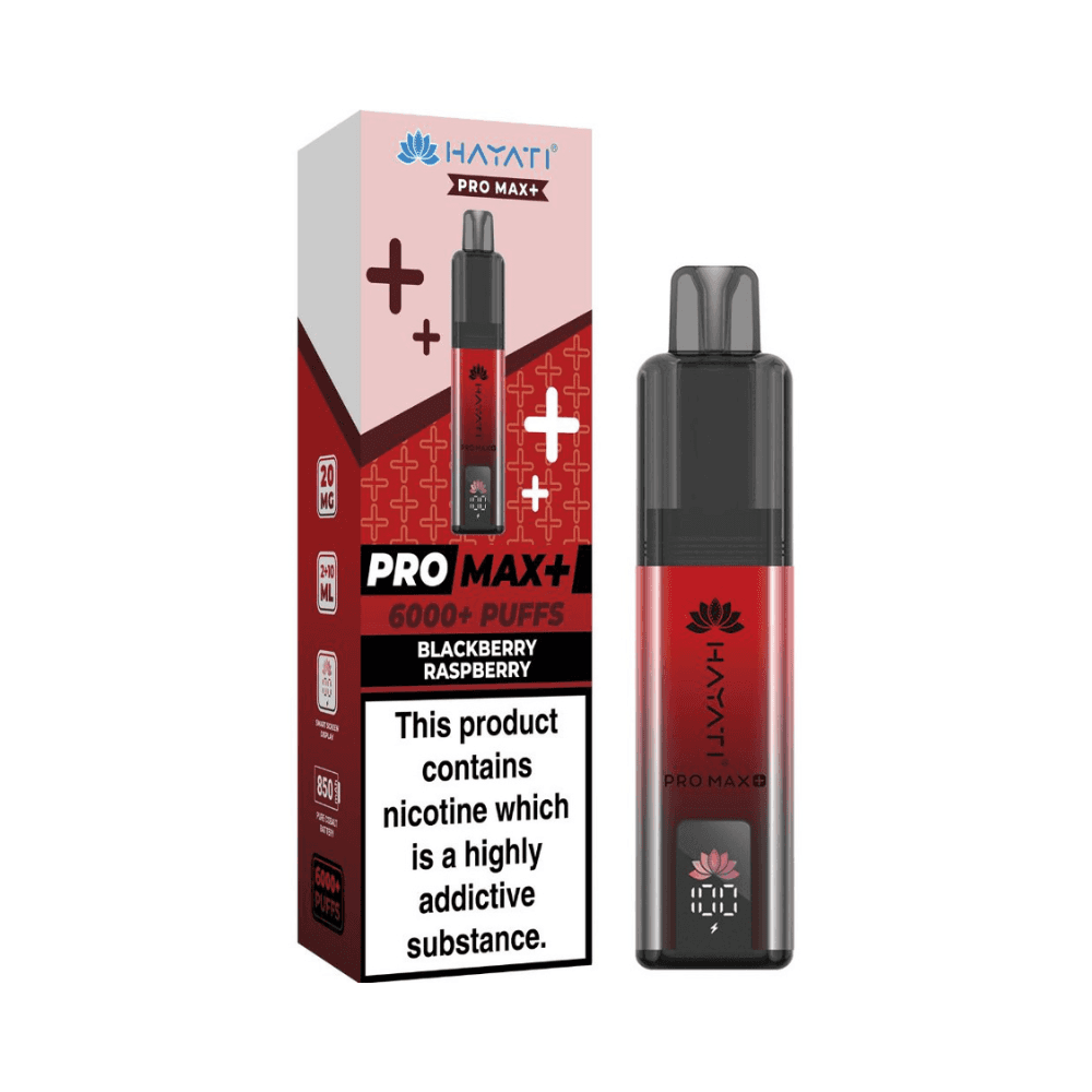 Hayati Pro Max Plus 6000 Prefilled Vape Kit Blackberry Raspberry