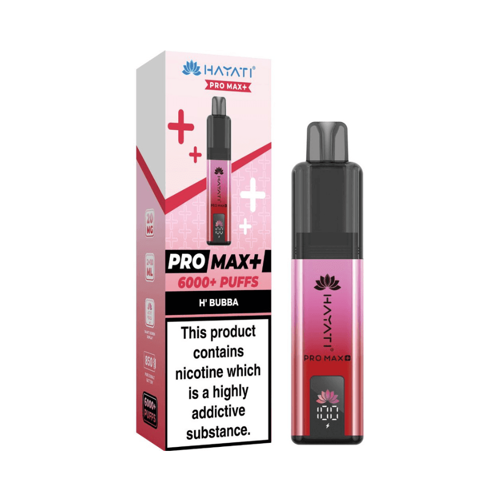 Hayati Pro Max Plus 6000 Prefilled Vape Kit H' Bubba