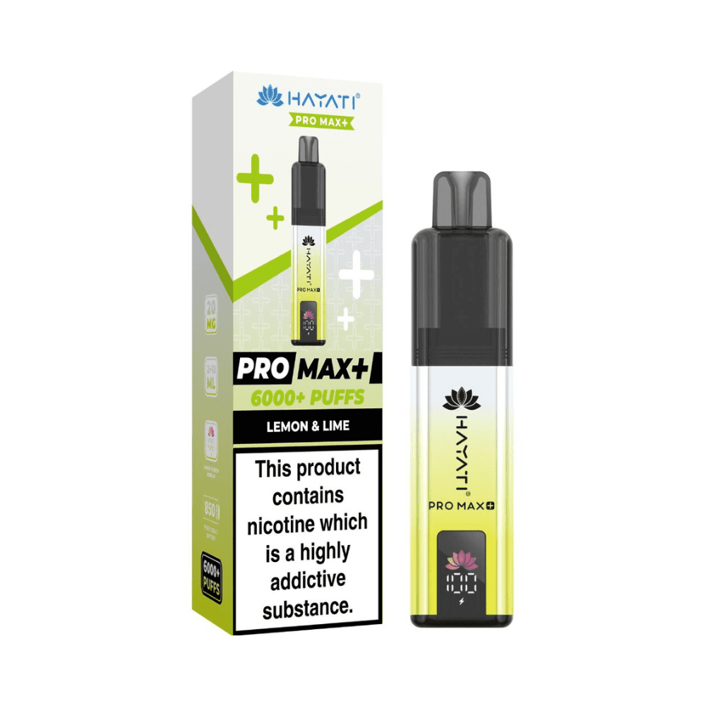 Hayati Pro Max Plus 6000 Prefilled Vape Kit Lemon & Lime