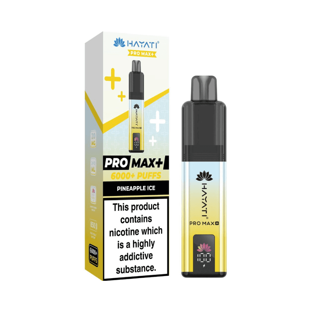 Hayati Pro Max Plus 6000 Prefilled Vape Kit Pineapple Ice