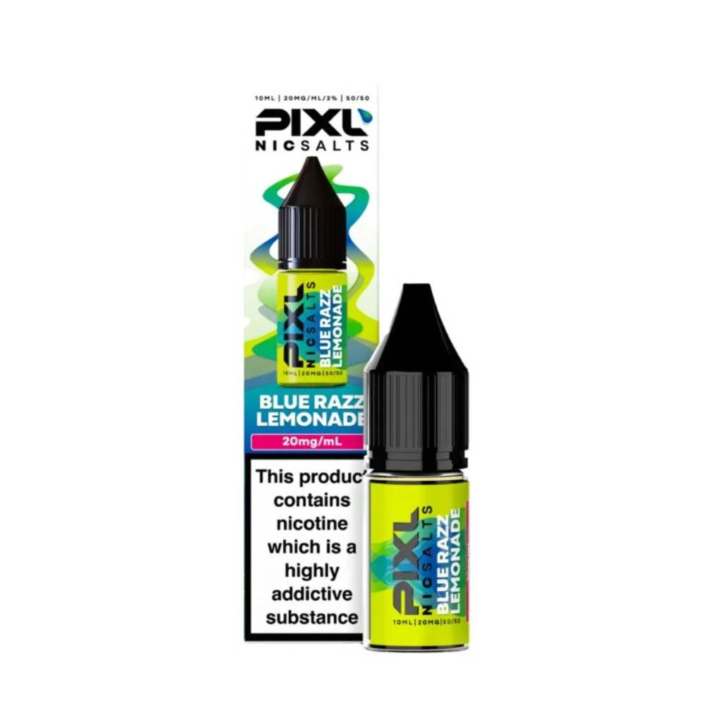 Pixl Nic Salts 10ml E liquids Blue Razz Lemonade 10mg