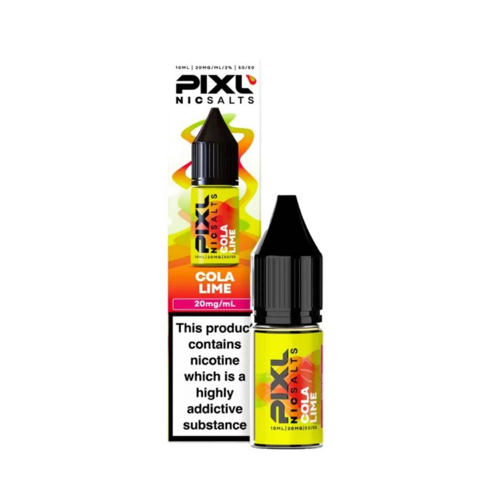 Pixl Nic Salts 10ml E liquids Cola Lime 10mg