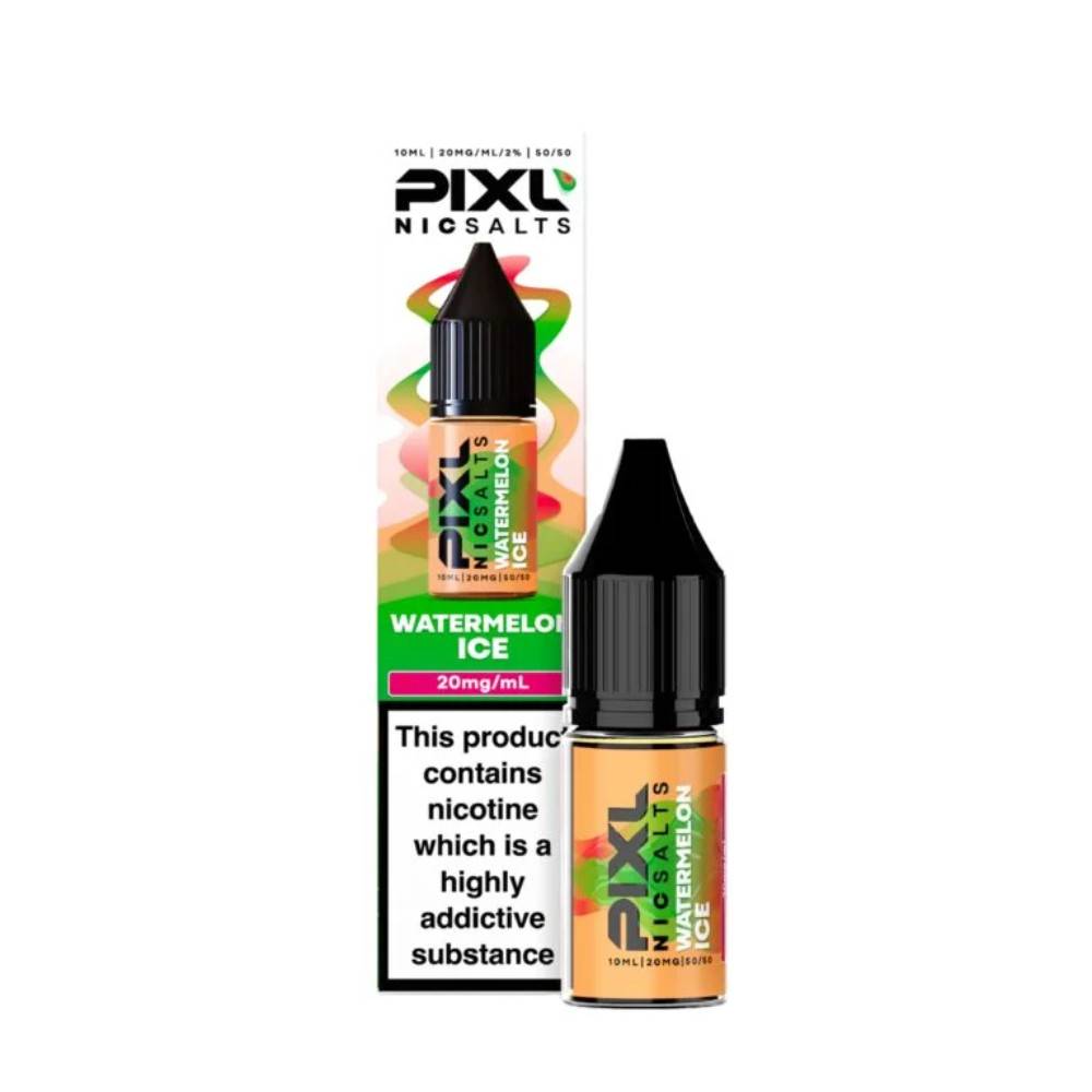 Pixl Nic Salts 10ml E liquids Watermelon Ice 20mg