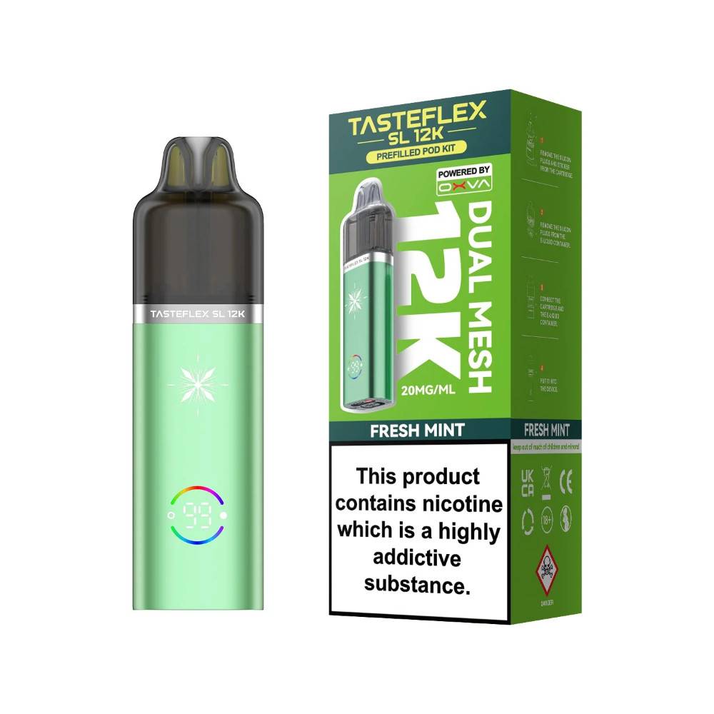 Oxva Tasteflex SL 12k Vape Kit Fresh Mint