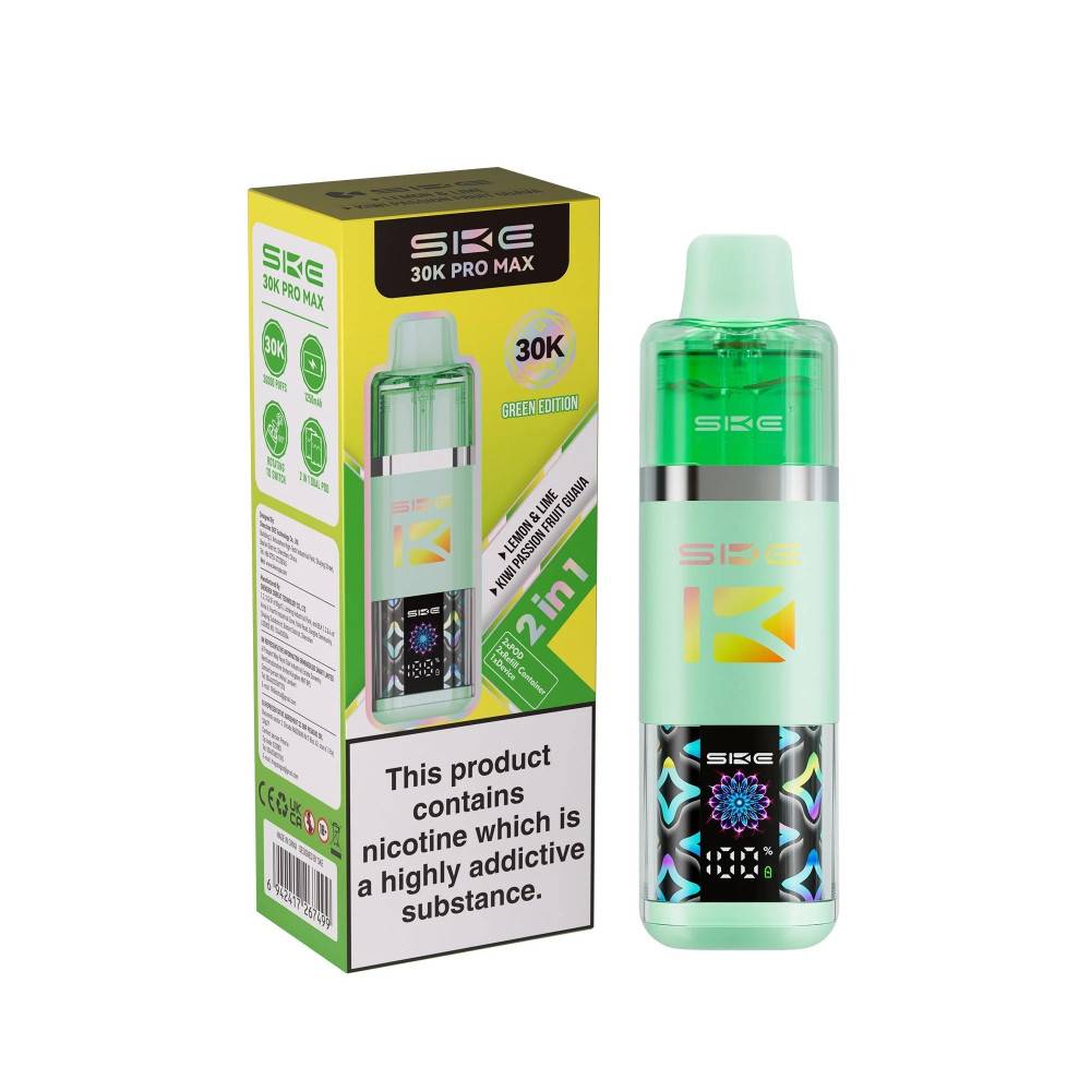SKE 30k Pro Max Prefilled Vape Kit Green Edition