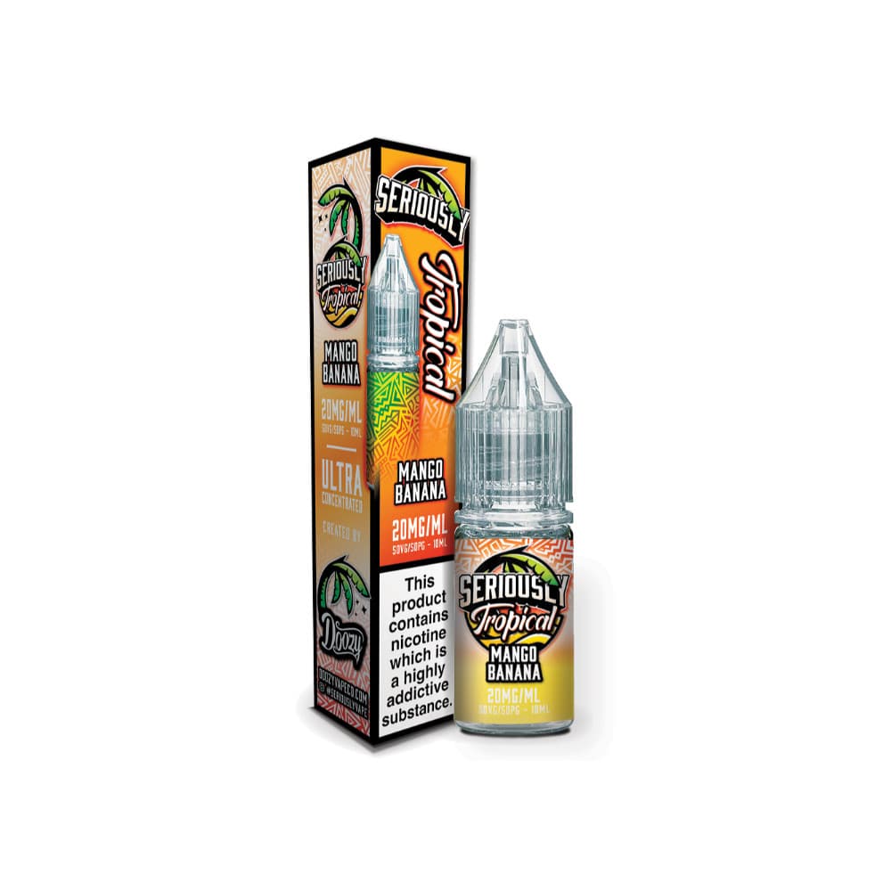  Mango Banana / 20mg Doozy Serious Tropical Nic Salts e liquids 10ml