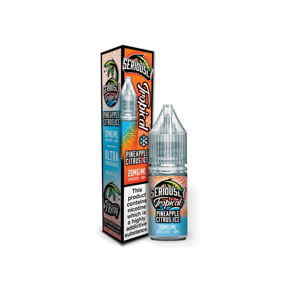  Pineapple Citrus Ice / 10mg Doozy Serious Tropical Nic Salts e liquids 10ml