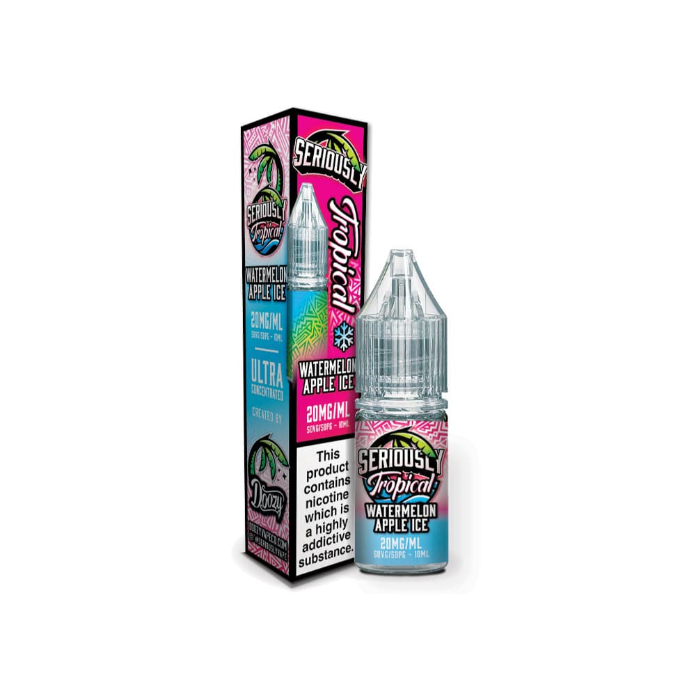  Watermelon Apple Ice / 10mg Doozy Serious Tropical Nic Salts e liquids 10ml