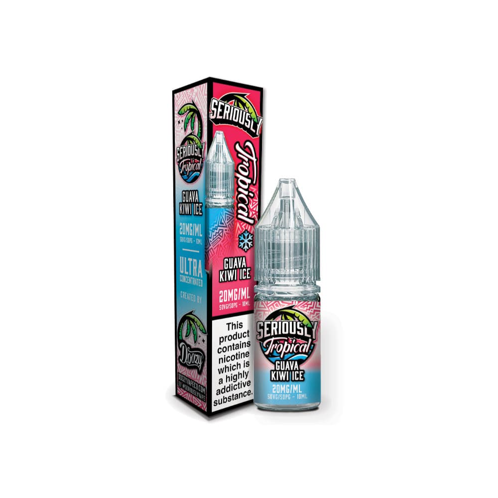  Guava Kiwi Ice / 10mg Doozy Serious Tropical Nic Salts e liquids 10ml