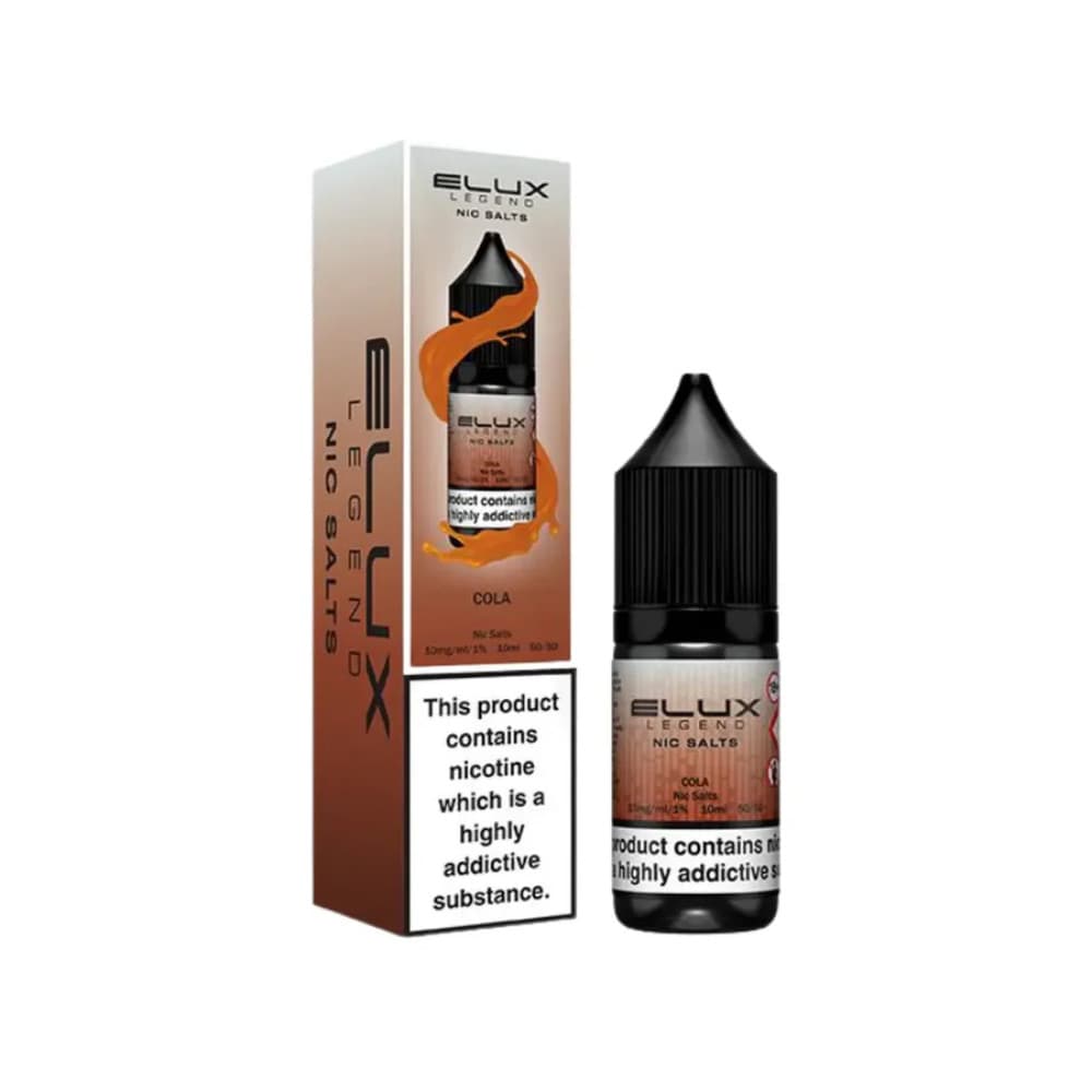 Cola / 20mg Elux Legend Nic Salts E-Liquids 10ml