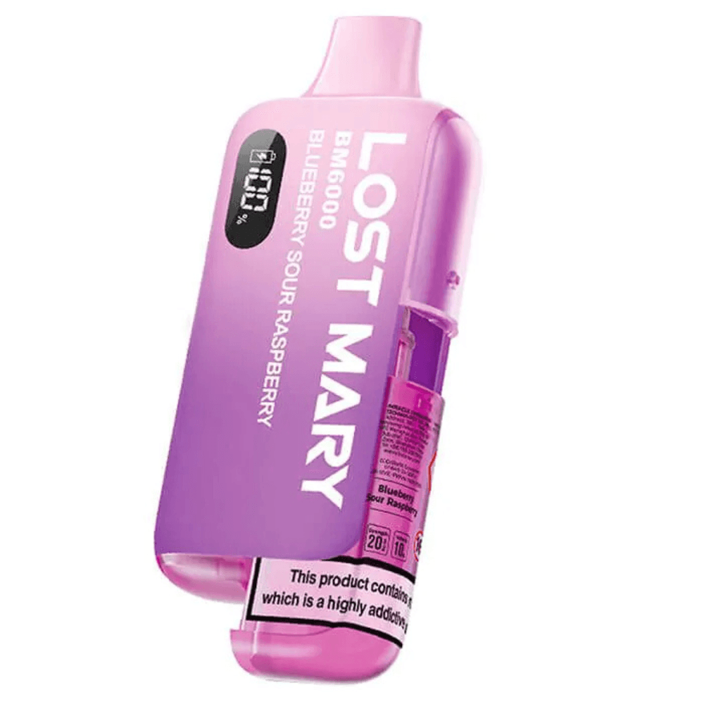 Lost Mary Bm6000 Prefilled Vape Kit Blueberry Sour Raspberry