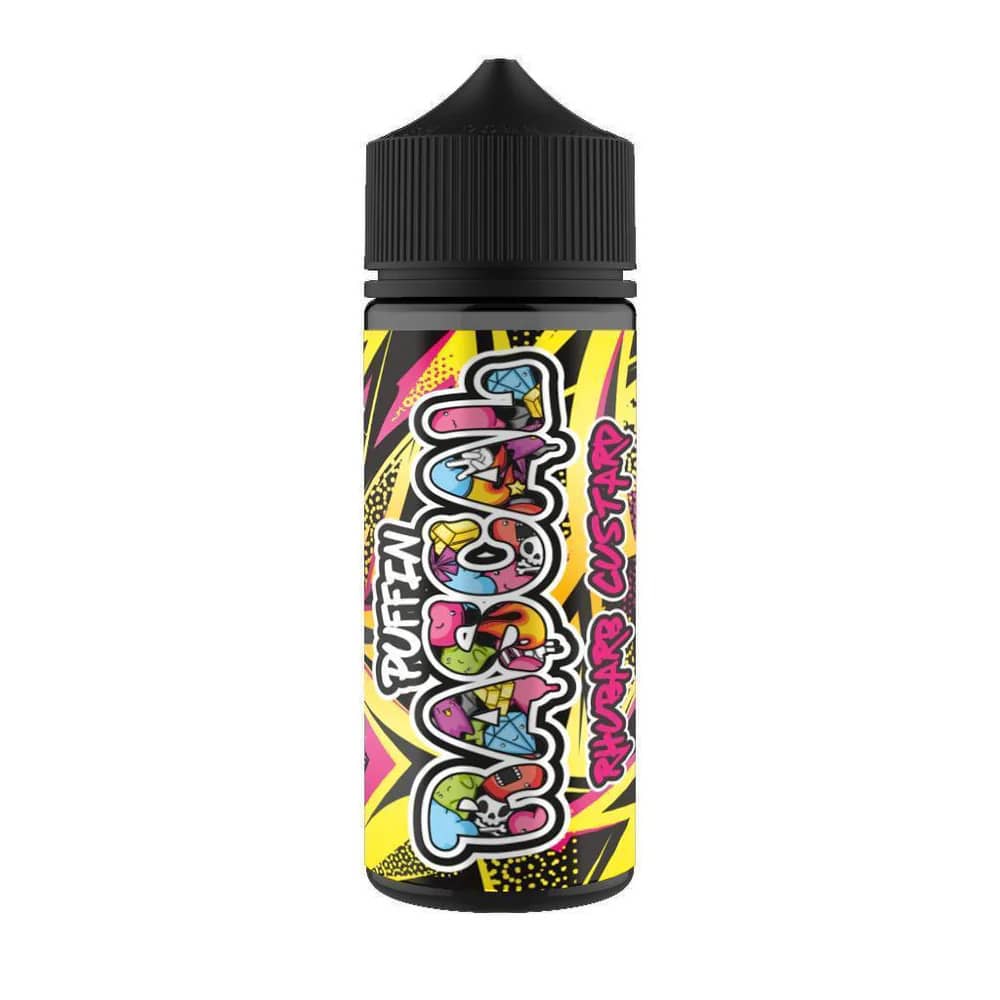 Puffin Rascal 100ml E-Liquids Rhubarb Custard